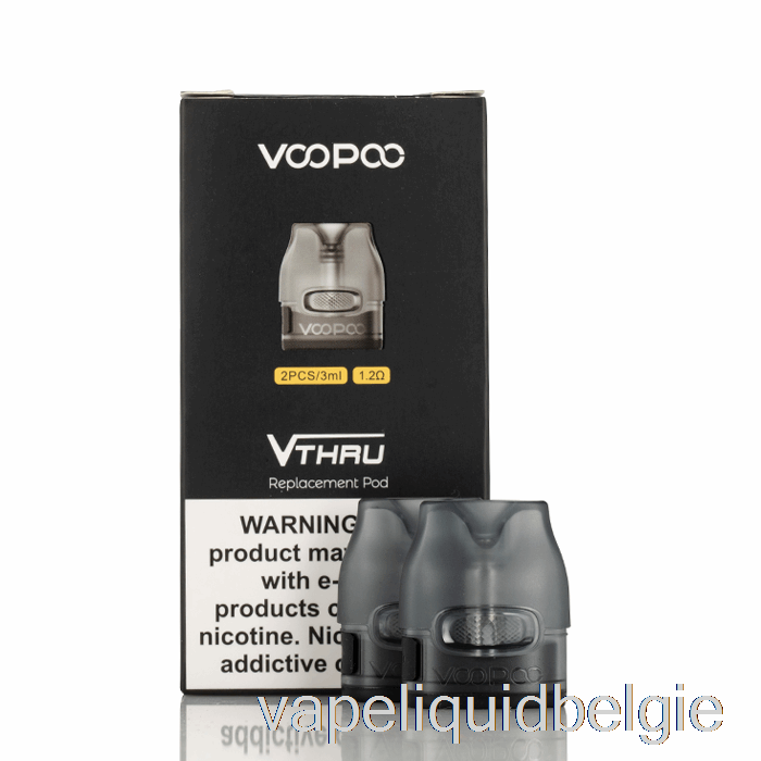 Vape België Voopoo V.thru Pro Vervangende Pods 1.2ohm Spiraalvormige Spoelpod